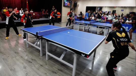 Chinese, U.S. athletes mark 54th anniversary of 'Ping-Pong diplomacy' in Las Vegas